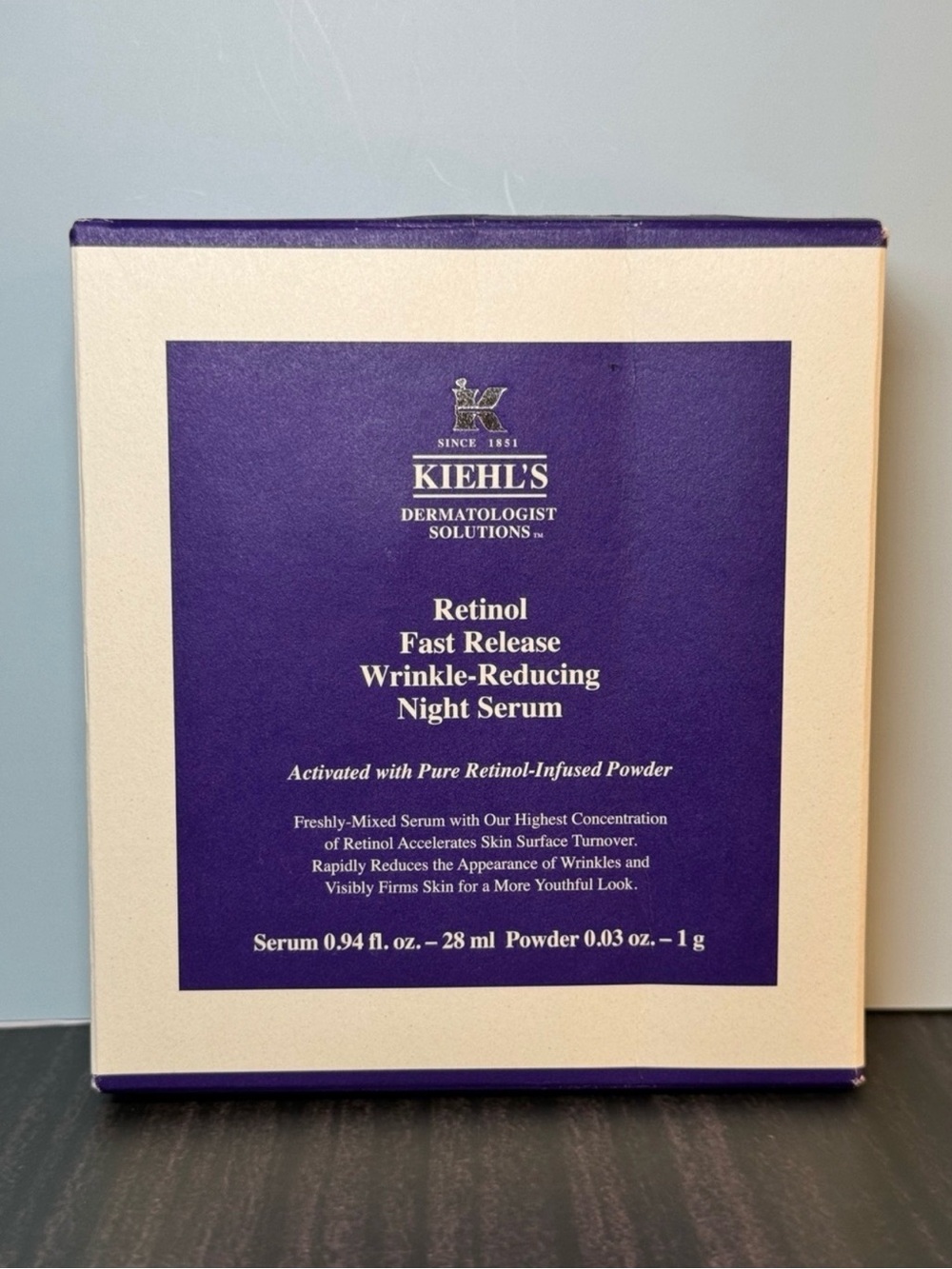 Kiehl’s Retinol Fast Release Wrinkle-Reducing Night Serum